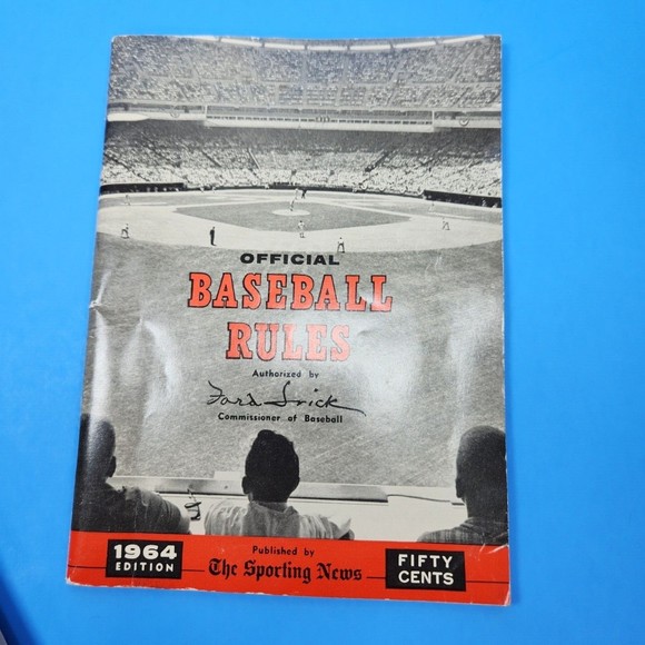 Official Baseball Rules Booklets X 3 Sporting News 1964-65-66 Commissioners MLB - Picture 3 of 14